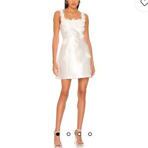 Elliatt White Floral Wedding Dress